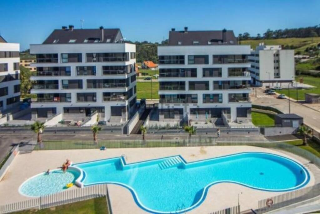 Apartamento Ático Miramar, Luanco Exterior foto